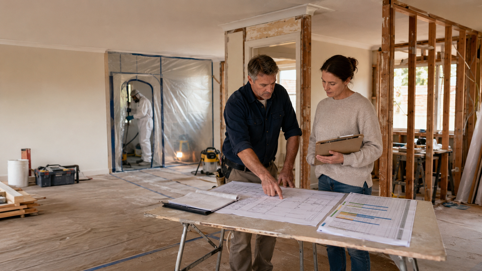 You are currently viewing How to Coordinate a Multi-Phase Home Renovation When Asbestos Is Discovered